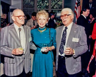 John Agar, Janet Leigh, and William H. Clothier at an event for The Society of Operating Cameramen: Lifetime Achievement
