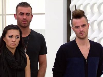 Ivy Higa, Joshua McKinley, and Anthony Ryan Auld in Project Runway All Stars (2012)