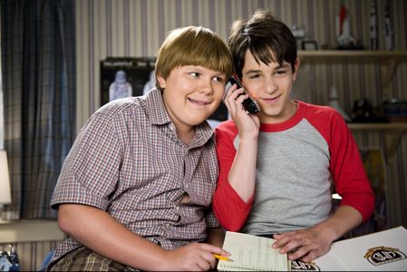 Zachary Gordon and Robert Capron in Diary of a Wimpy Kid: Dog Days (2012)
