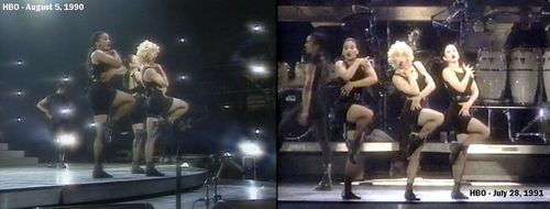 Madonna, Donna DeLory, and Niki Haris in Madonna: Blond Ambition World Tour Live (1990)