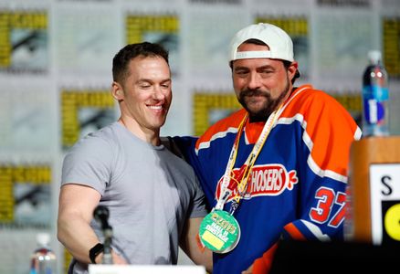 Kevin Smith and Jeff Davis at an event for Teen Wolf (2011)