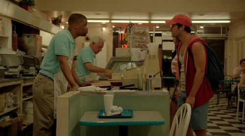 Darren Criss and Bobby Ray Cauley Jr. in American Crime Story (2016)