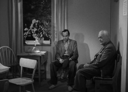 Ingmar Bergman and Tor Borong in To Joy (1950)