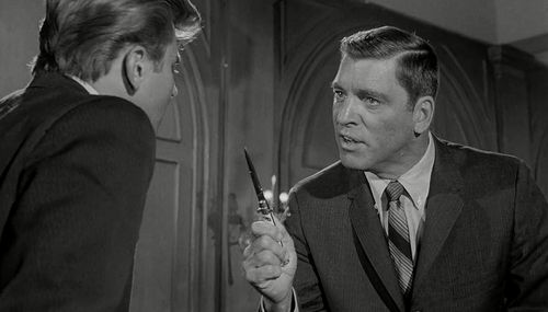 Burt Lancaster and Stanley Kristien in The Young Savages (1961)