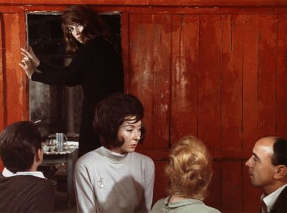 Carlo Chionetti, Aldo Grotti, Rita Renoir, Xenia Valderi, and Monica Vitti in Red Desert (1964)