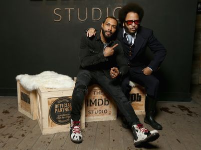 Boots Riley and Omari Hardwick at an event for Sorry to Bother You (2018)
