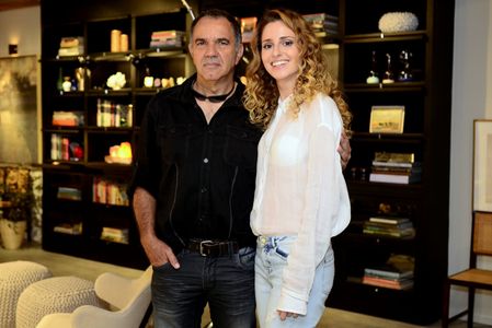 Humberto Martins and Carol Duarte at an event for Edge of Desire (2017)