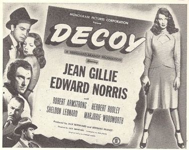 Robert Armstrong, Jean Gillie, Sheldon Leonard, Edward Norris, and Herbert Rudley in Decoy (1946)