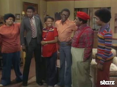 Fred Berry, Bobby Ellerbee, Chip Fields, Shirley Hemphill, Haywood Nelson, and Ernest Thomas in What's Happening!! (1976