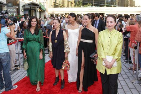 Arlette Torres with Danay García, Patricia Velásquez, Margarita Cadenas and Pilar Arteaga at the Montreal Film Festival'