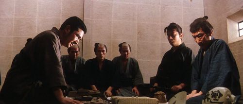 Saburô Date, Takeshi Katô, Shintarô Katsu, and Norihei Miki in Zatoichi's Revenge (1965)