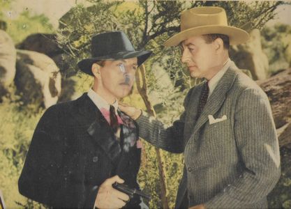 Rudolph Anders and Alex Callam in The Phantom Plainsmen (1942)