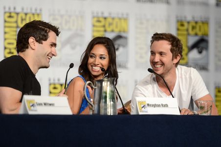 Sam Huntington, Meaghan Rath, and Sam Witwer at an event for Being Human (2011)