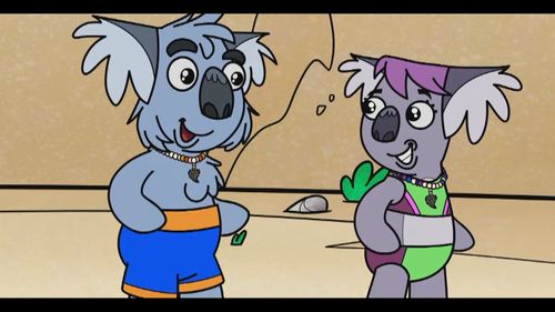 Dave McRae voices the character of Buzz (blue shorts) on an episode of the cartoon DOKI Adventures!