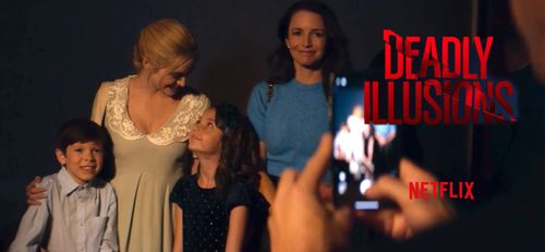 Kristin Davis, Shylo Molina, Greer Grammer, and Marie Wagenman in Deadly Illusions (2021)