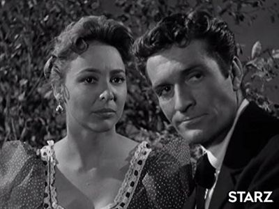Nancy Hale and Hugh O'Brian in The Life and Legend of Wyatt Earp (1955)