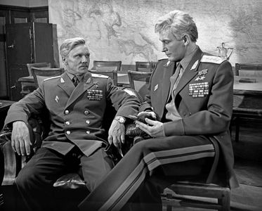 Vasiliy Lanovoy and Georgiy Yumatov in Officers (1971)