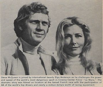 Steve McQueen and Elga Andersen in Le Mans (1971)