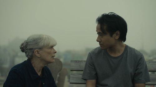 Frances Fisher and David Huynh in The Sinner: Part VI (2021)
