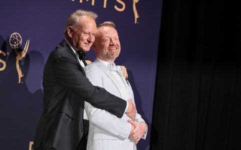 Stellan Skarsgård and Jared Harris at an event for The 71st Primetime Emmy Awards (2019)