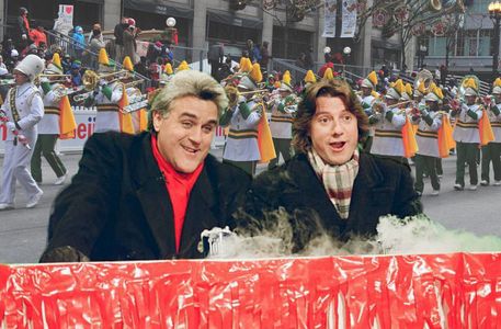 Jay and Edd host the annual Tonight Show Thanksgiving Day Parade
