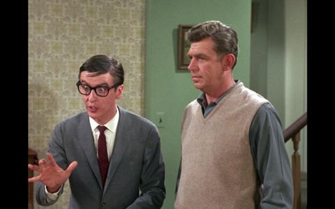 Jim Connell and Andy Griffith in The Andy Griffith Show (1960)