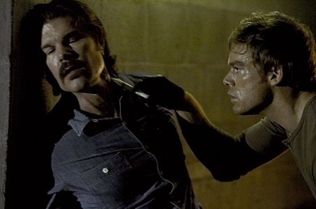 Blake Gibbons and Michael C. Hall in Dexter (2006)