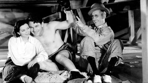 Charley Chase, Patsy Kelly, and Guinn 'Big Boy' Williams in Kelly the Second (1936)