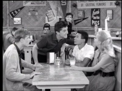 Tuesday Weld, Dick Gering, Robert Paget, and Tom Orme in The Many Loves of Dobie Gillis (1959)