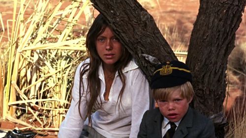 Jenny Agutter and Luc Roeg in Walkabout (1971)