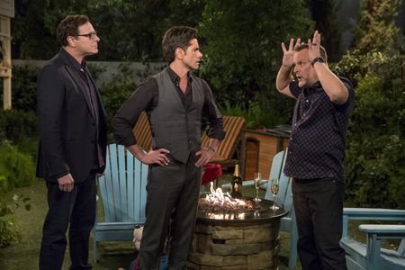 John Stamos, Dave Coulier, and Bob Saget in Fuller House (2016)