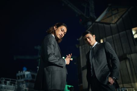 Yôsuke Kubozuka and Yoshiki Minato in Giri/Haji (2019)