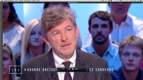 Still from Le Grand Journal (Canal Plus)