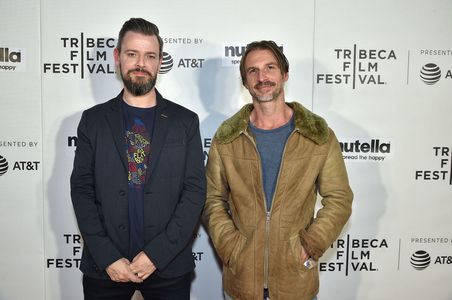 Conor Barry and John Keville at an event for Pilgrimage (2017)