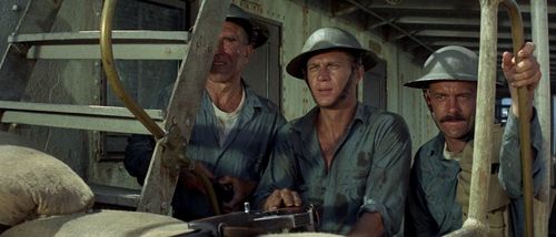 Steve McQueen and Ford Rainey in The Sand Pebbles (1966)