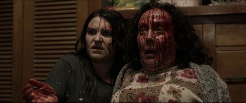 Rima Te Wiata and Morgana O'Reilly in Housebound (2014)