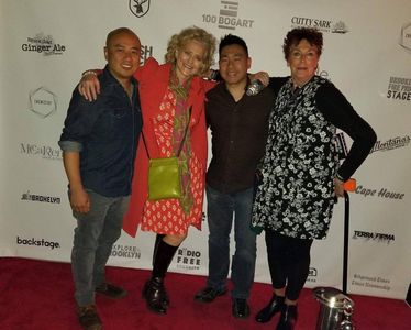 Sure-Fire Festival in Brooklyn with Producer David Chan, a fan and fellow co-star Barb Miluski