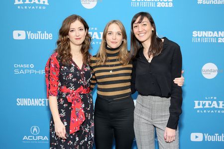 (L-R) Actress Jessy Hodges, writer Anna Greenfield, and director Lisa Steen attend the 