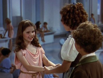 Shirley Temple, Ann E. Todd, and Johnny Russell in The Blue Bird (1940)