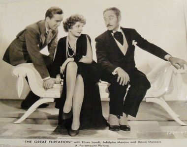 Elissa Landi, David Manners, and Adolphe Menjou in The Great Flirtation (1934)