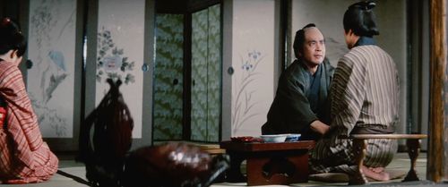 Eiji Okada and Yoshio Tsuchiya in Zatoichi's Conspiracy (1973)