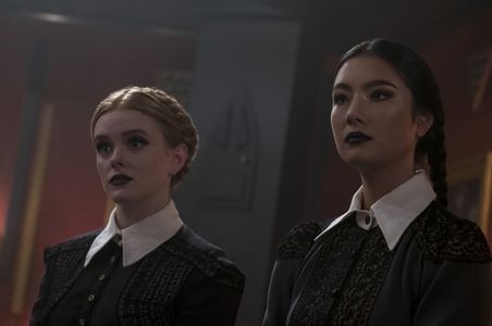 Abigail Cowen and Adeline Rudolph in Chilling Adventures of Sabrina (2018)