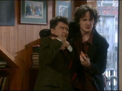 Dylan Moran and Brian Shelley in Black Books (2000)