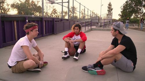 Taylor Caniff, Colby James, and Trey Schafer in Chasing Cameron (2016)