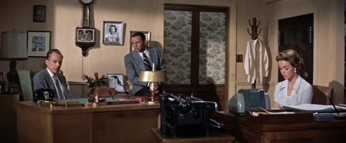 Frank Sinatra, Nancy Gates, and Arthur Kennedy in Some Came Running (1958)