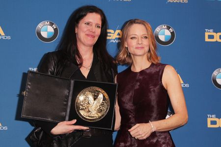 Jodie Foster and Laura Poitras at an event for Citizenfour (2014)