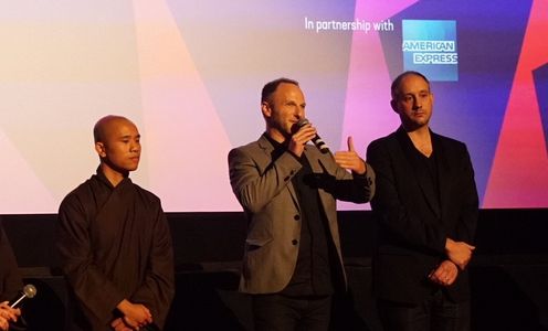 Marc J. Francis with Max Pugh at Walk With Me Film Premiere - London Film Festival