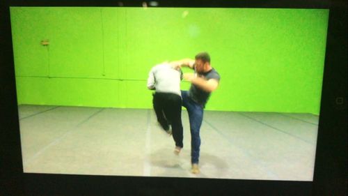 Fight training at Stunts Unlimited Facility April 2017