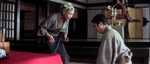 Shintarô Katsu and Sachiko Murase in Zatoichi the Fugitive (1963)