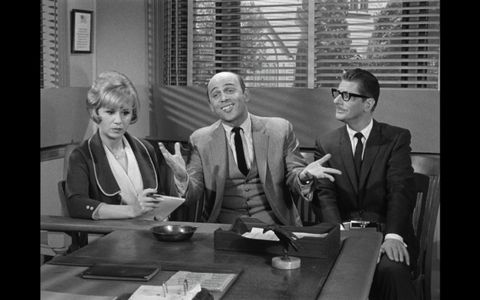 George Ives, Gavin MacLeod, and Barbara Stuart in The Andy Griffith Show (1960)